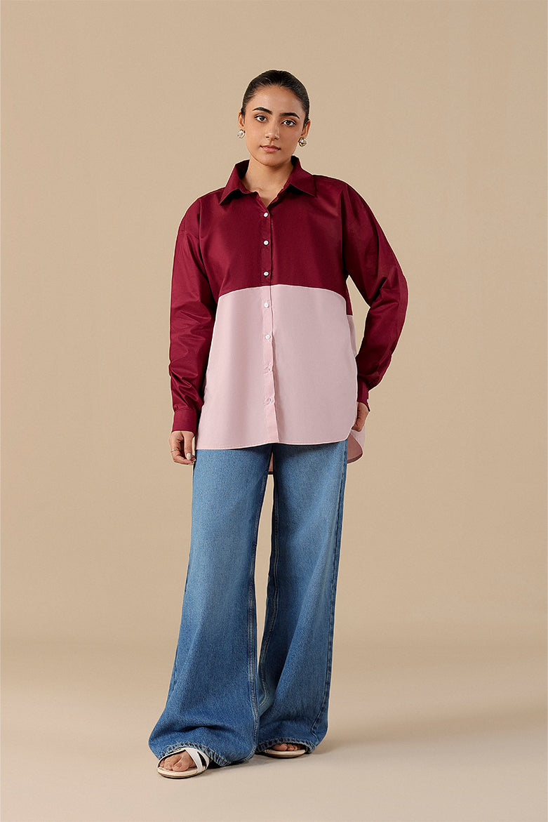 Duo-Tone Poplin Shirt