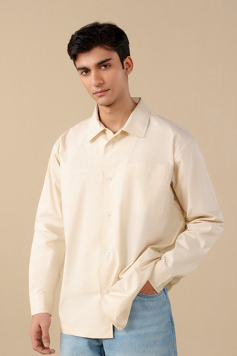Cotton Shirt With Pocket