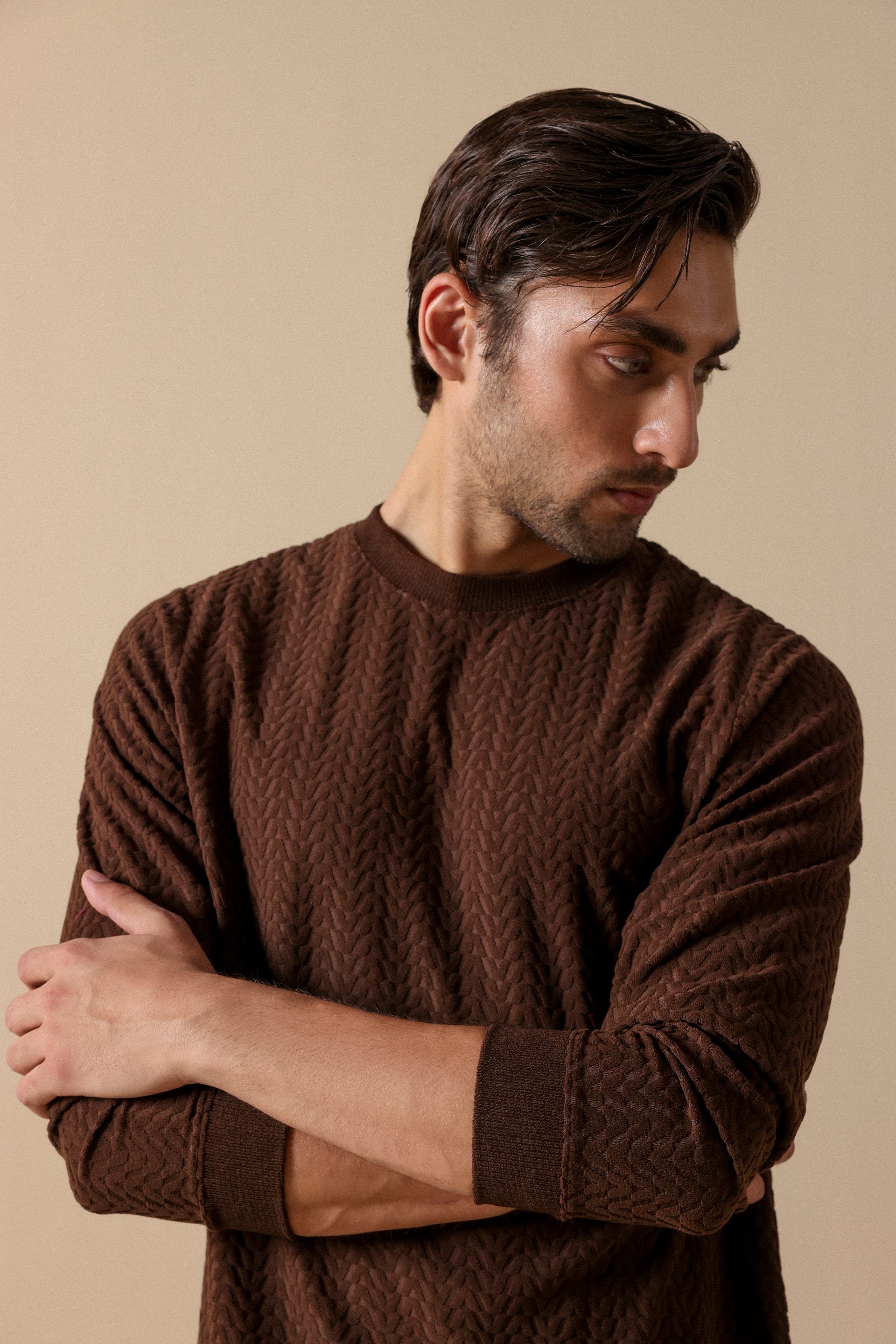 Textured Sweatshirt - Miles