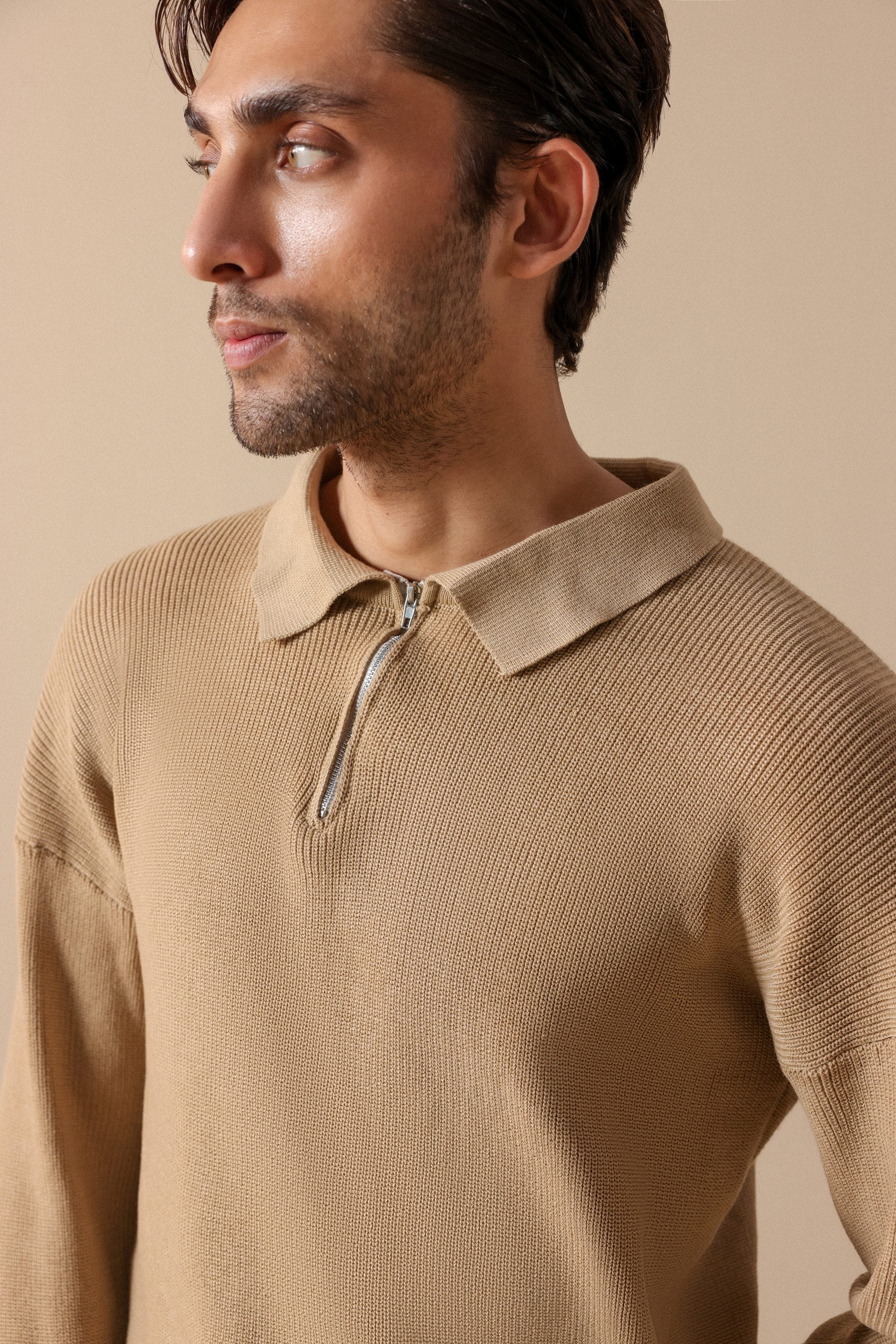 Texture Knit Polo - Miles