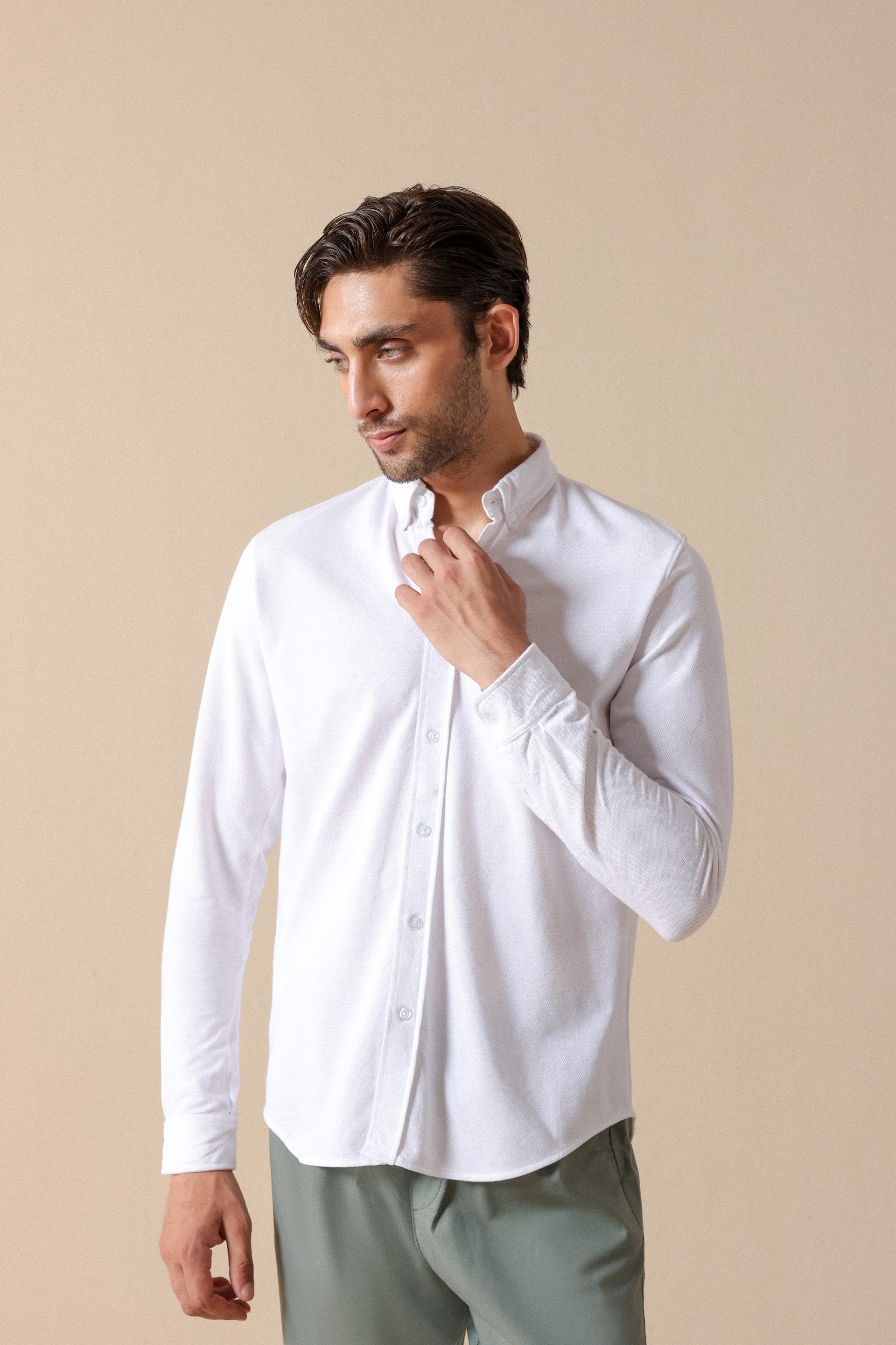 Button-Down Knit Shirt - Miles