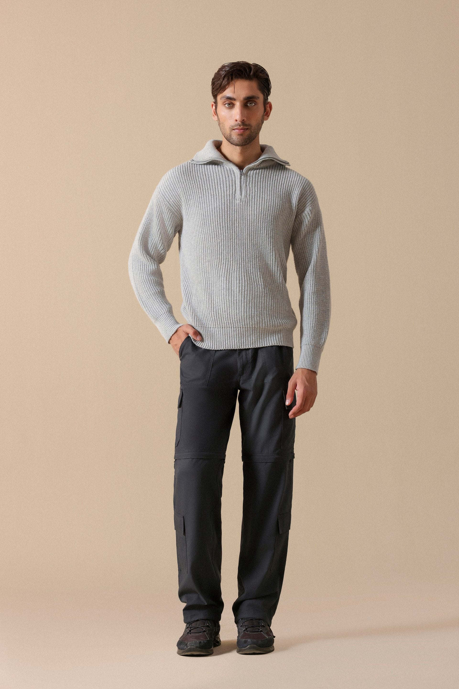 Half-Zip Polo Sweater - Miles