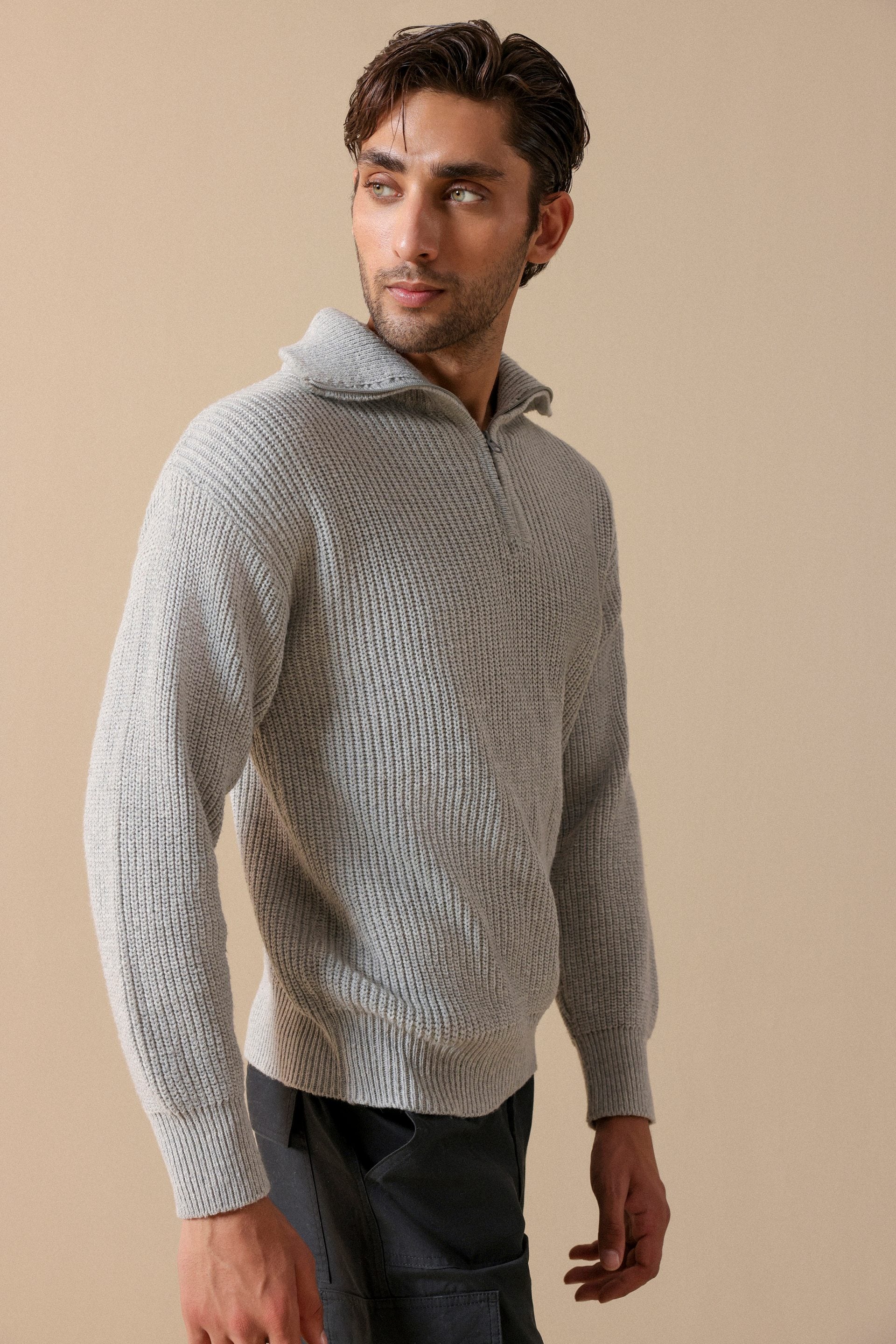 Half-Zip Polo Sweater - Miles