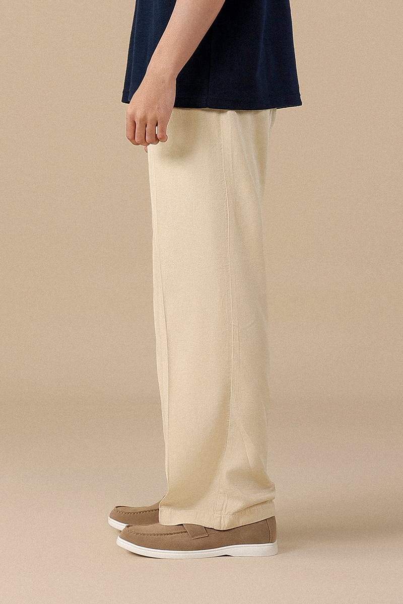 Signature-Viscose Trousers