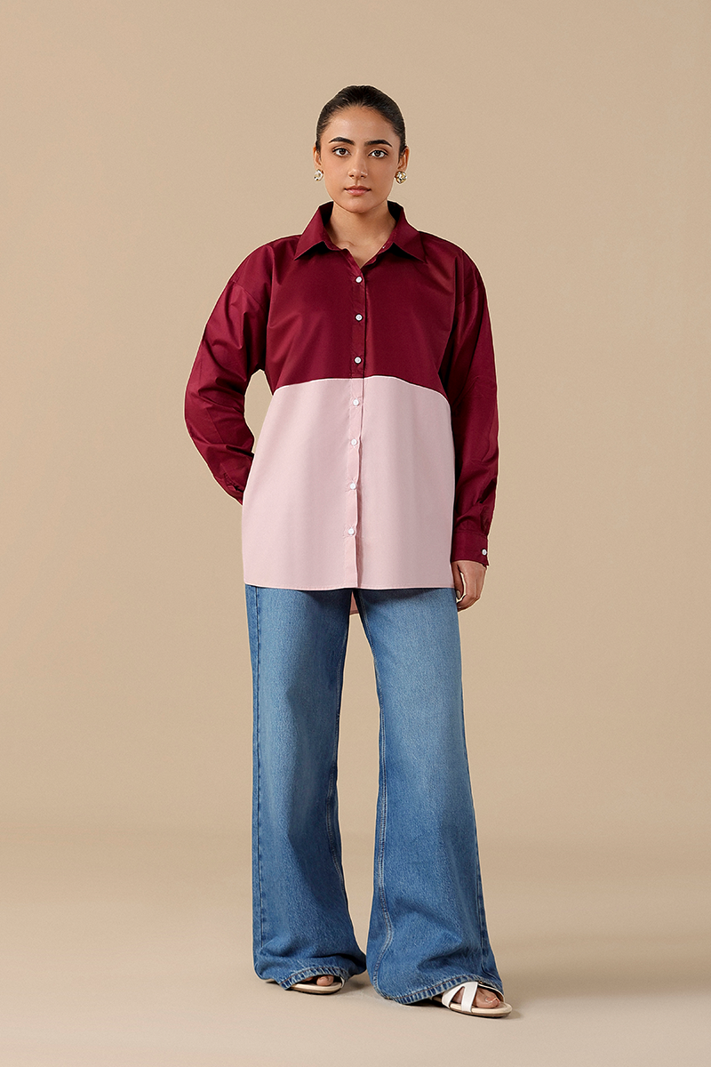 Duo-Tone Poplin Shirt