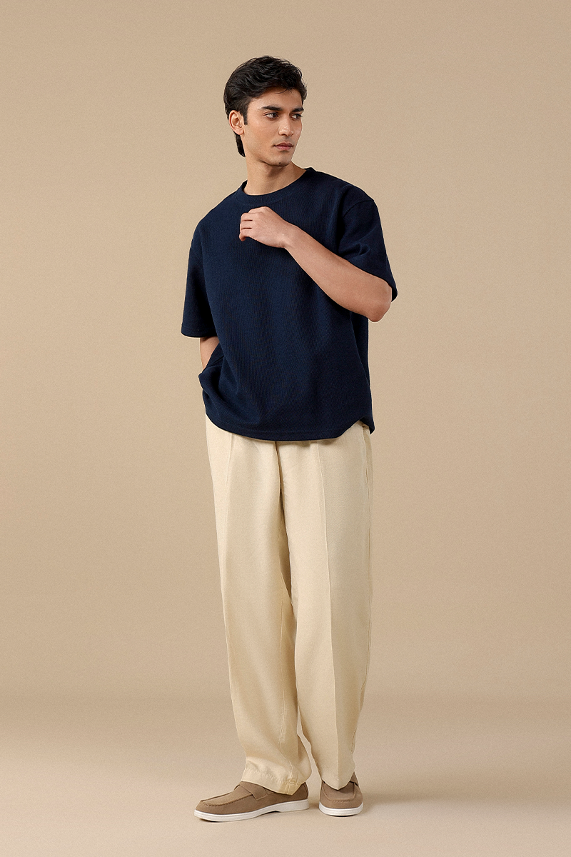 Signature-Viscose Trousers