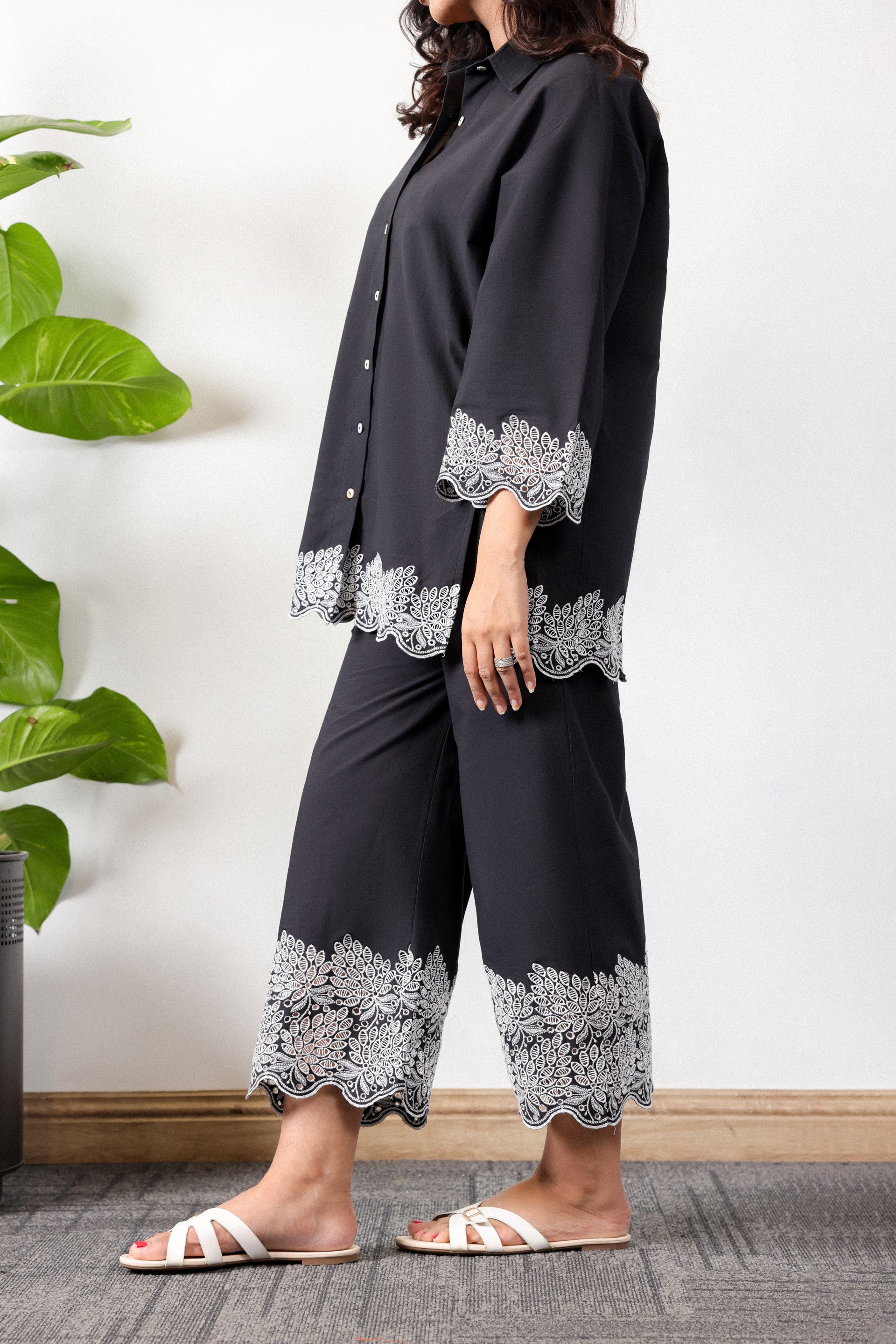  Culotte Pants For Women #Color_Black