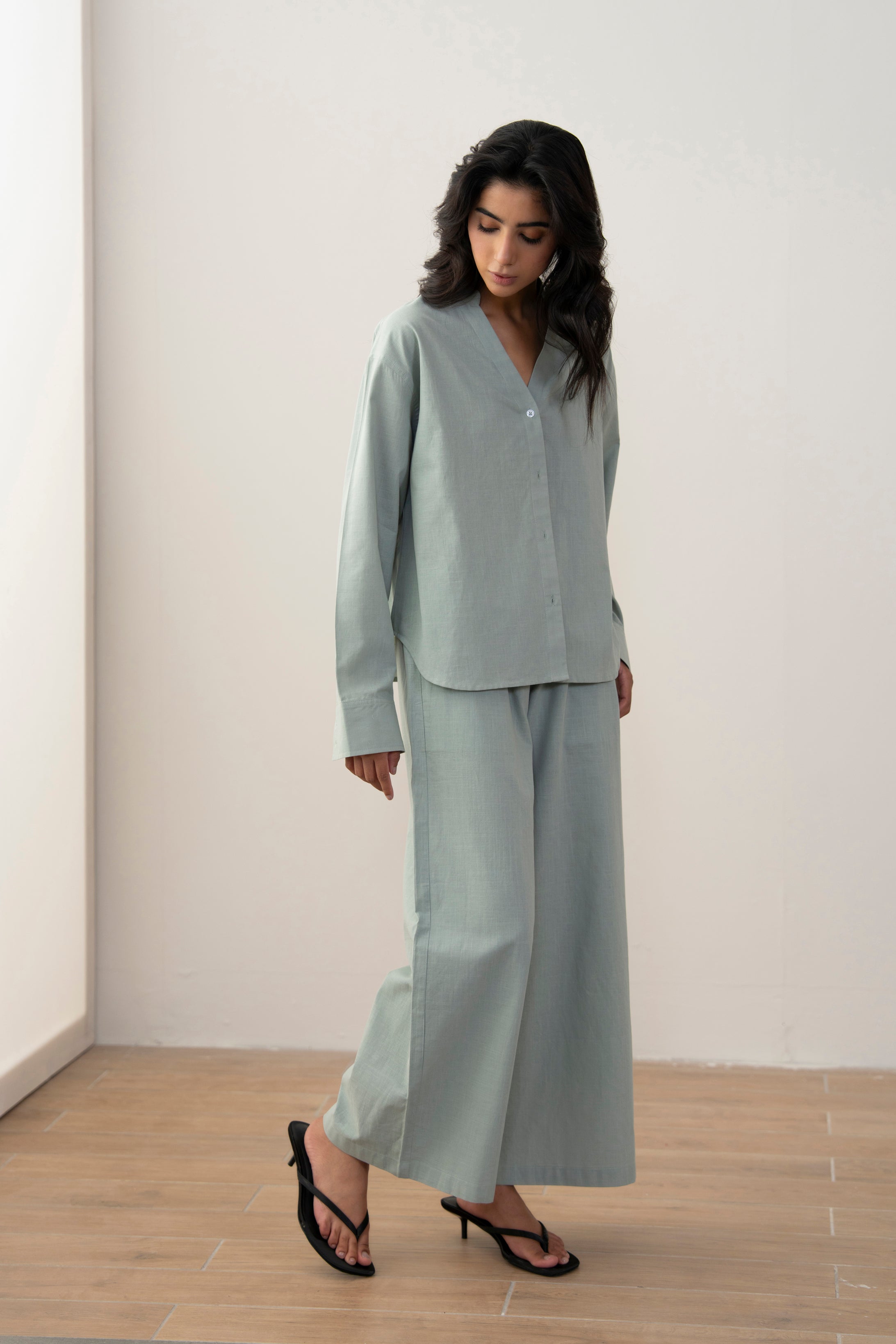 Mint Linen Set