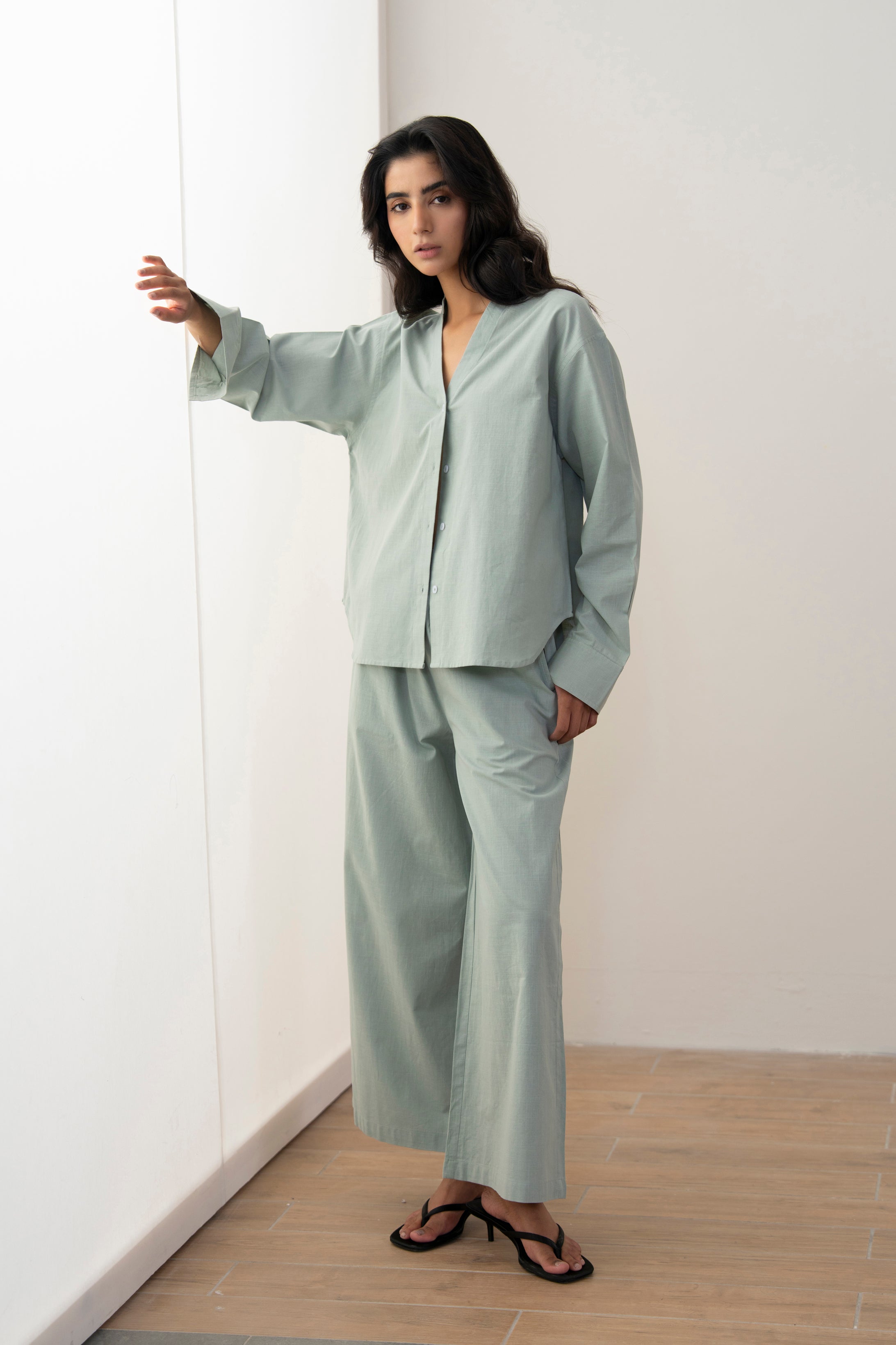 Mint Linen Set