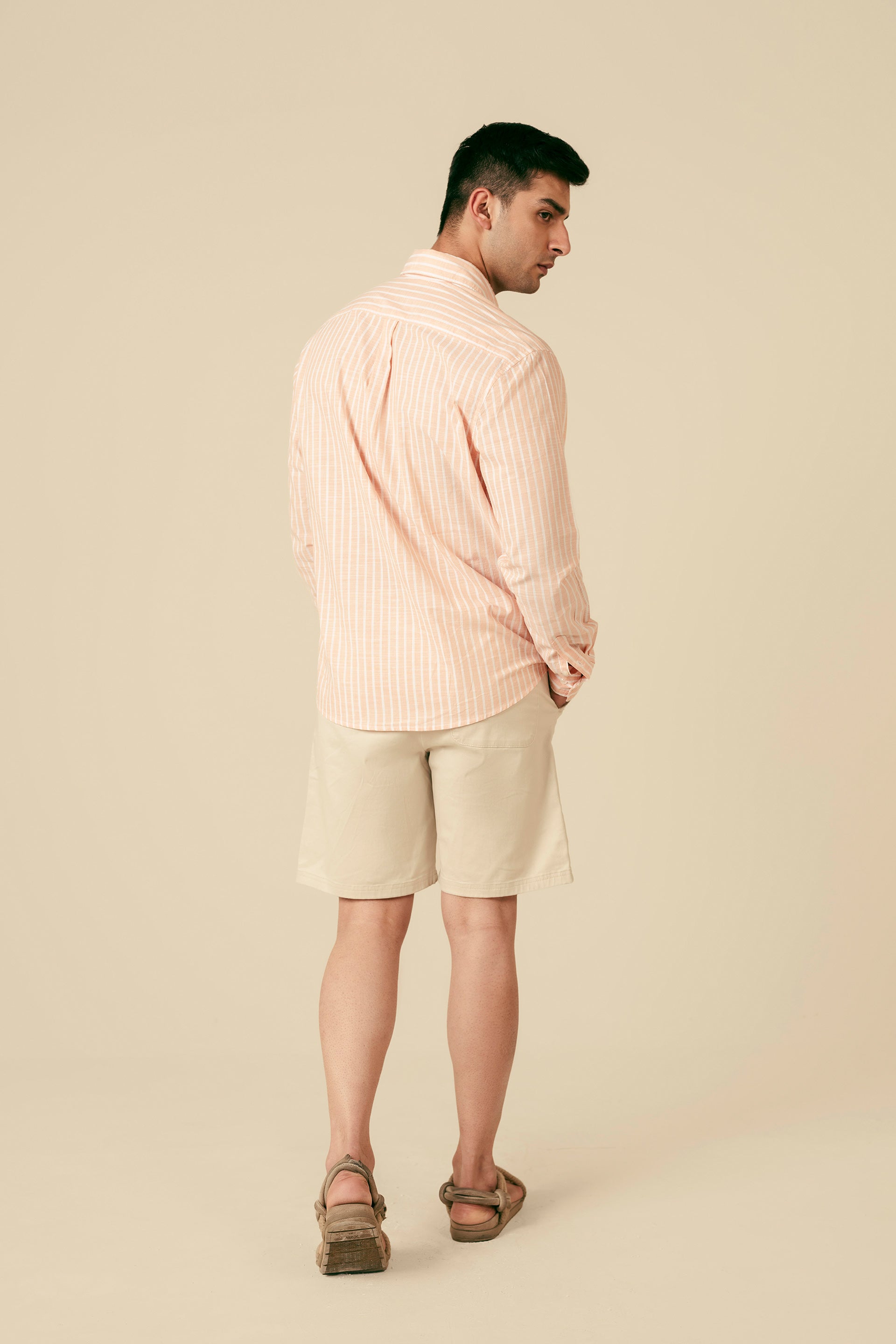 Striped Cotton-Linen Shirt - Miles