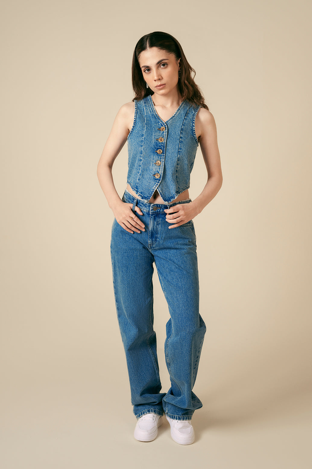 Denim Waistcoat - Miles