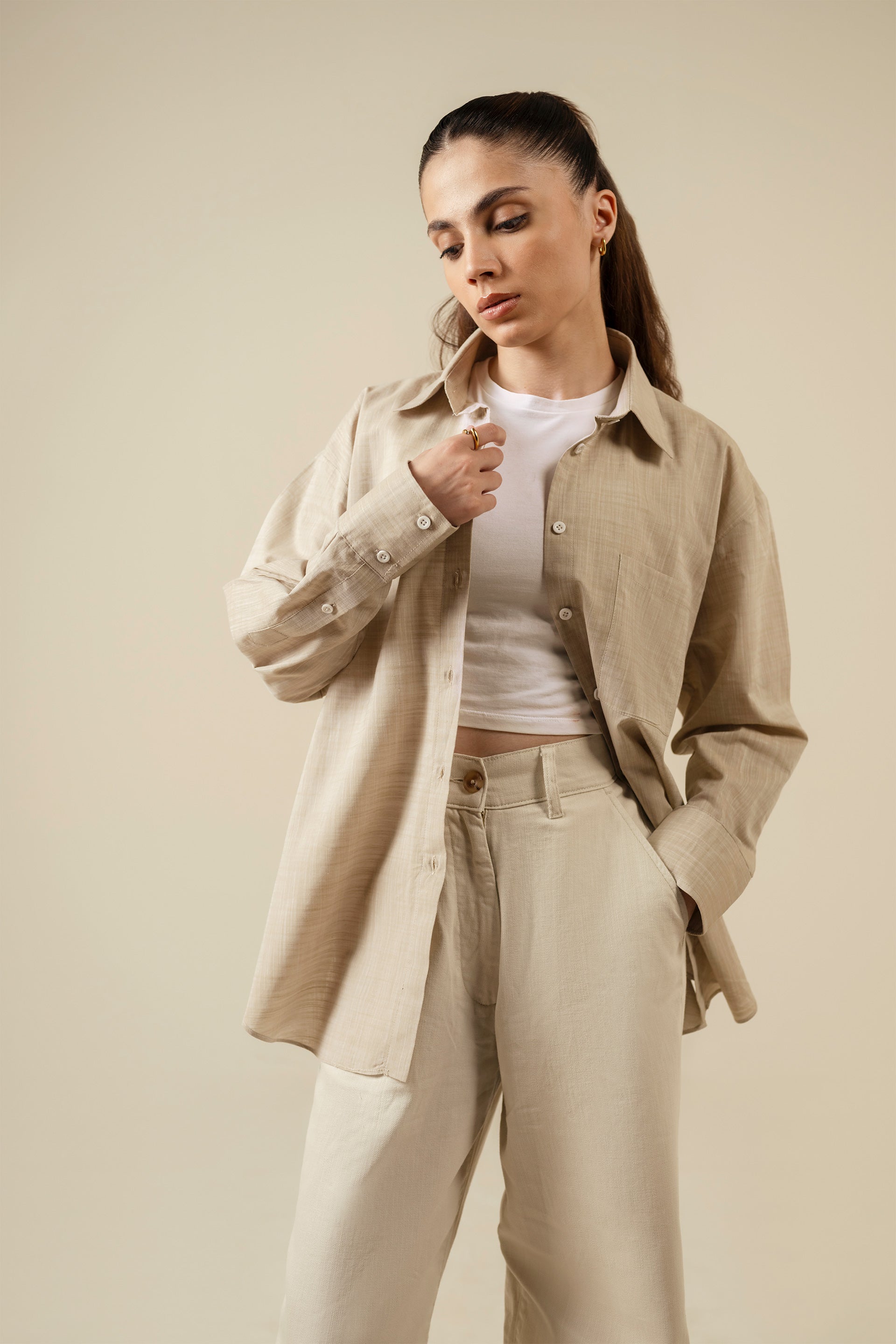 Oversized Linen Shirt - Miles