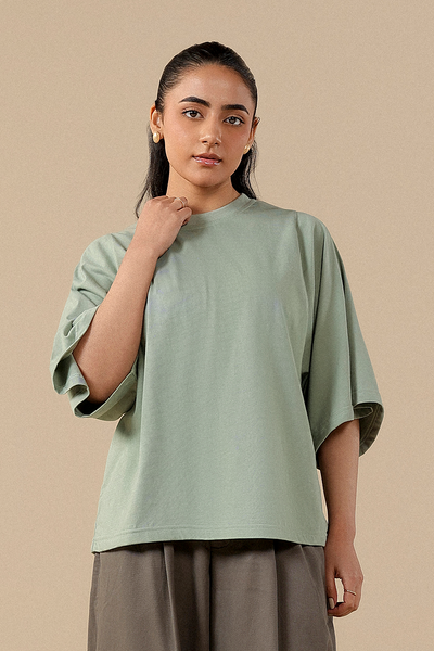 vogacloset boohoo green tops