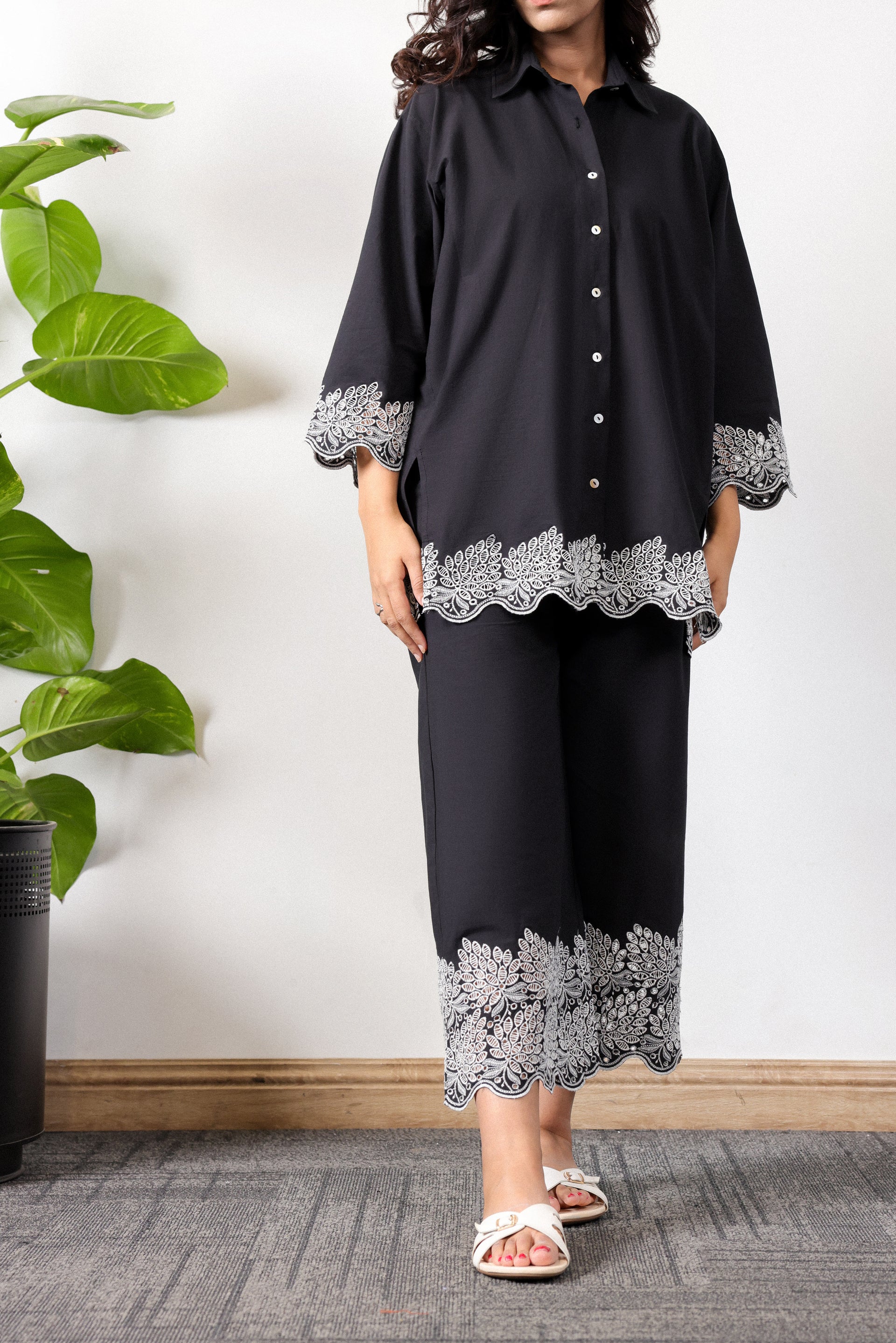 Culotte Pants For Women #Color_Black
