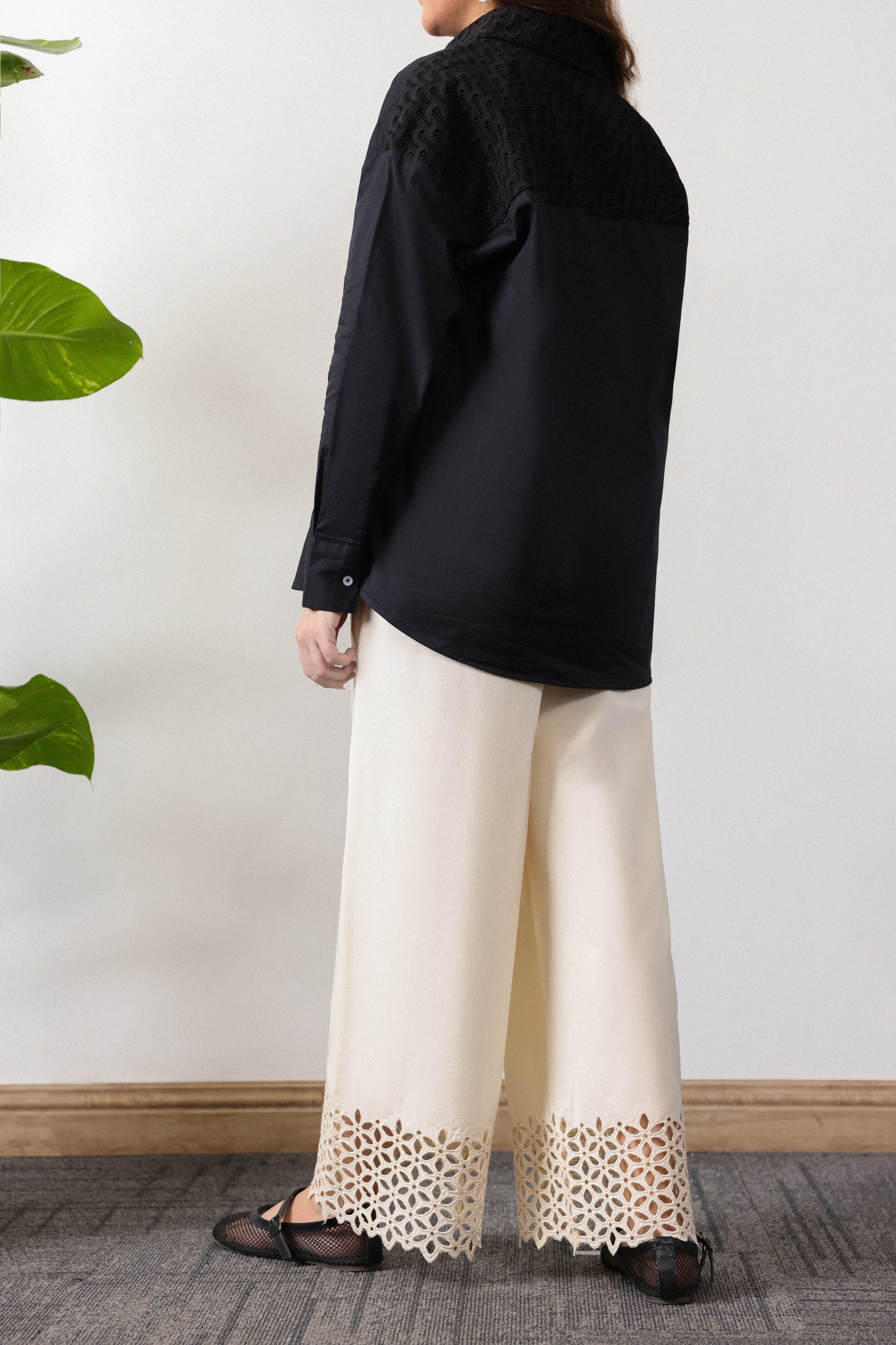 White Culottes pants for women 